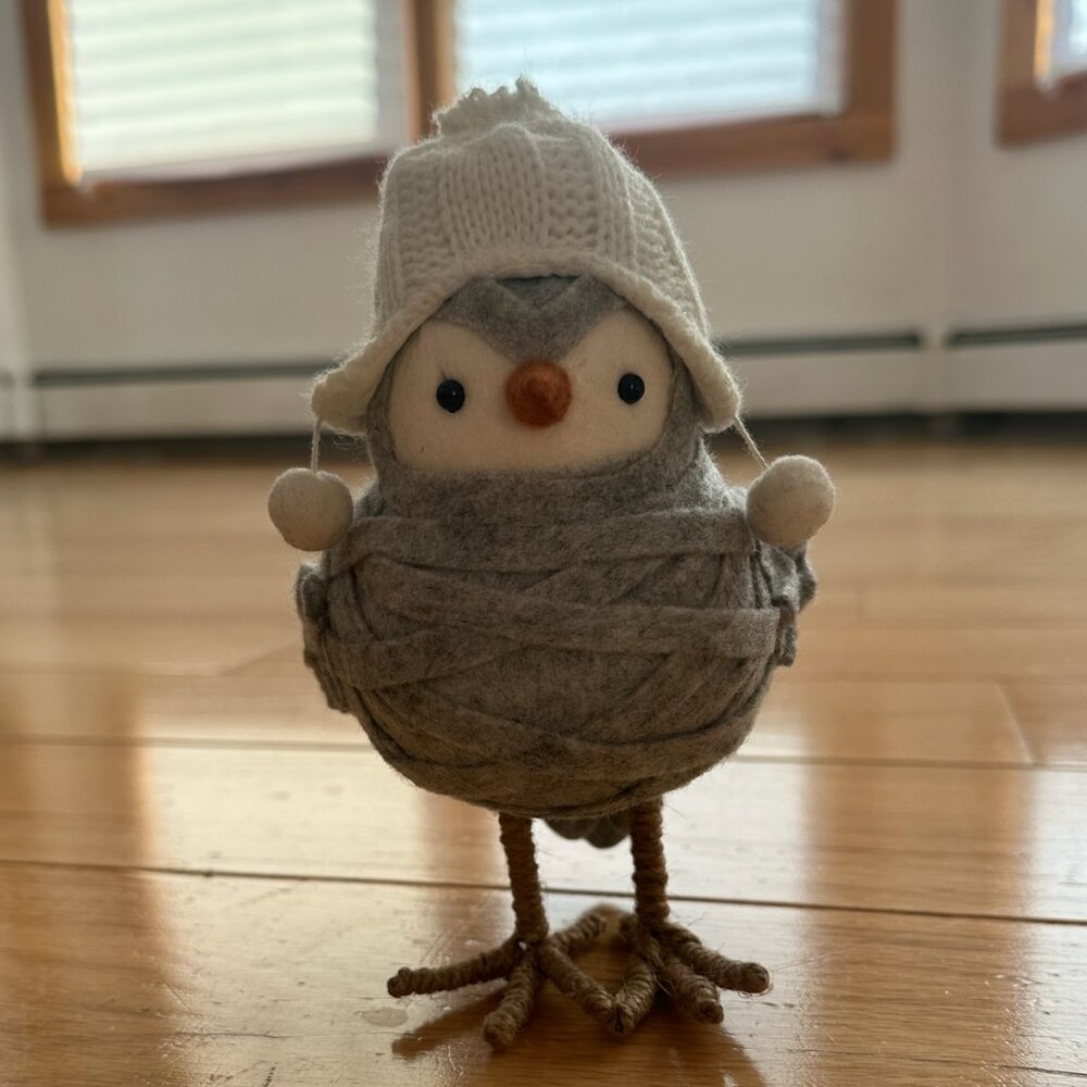 RARE Gray and White (Christmas 2013) Target Bird Featherly Friends